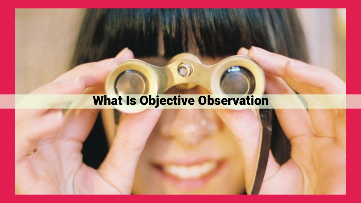 what is objective observation