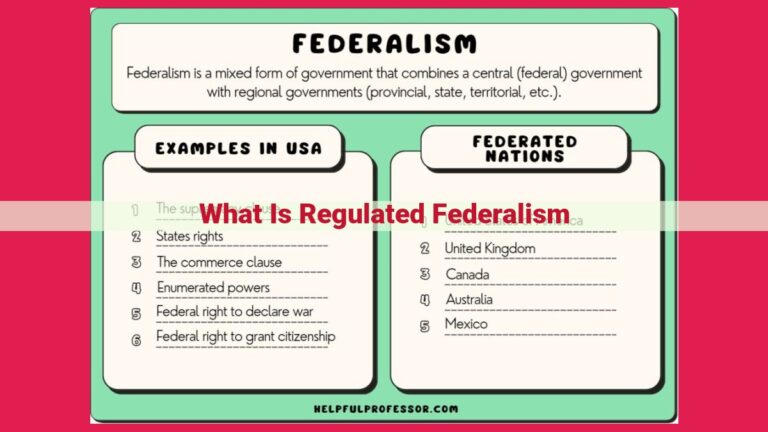 what is regulated federalism