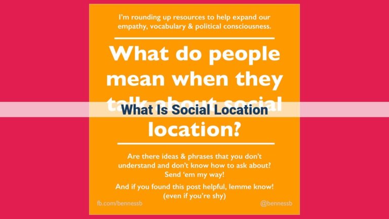 what is social location