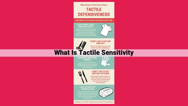 what is tactile sensitivity