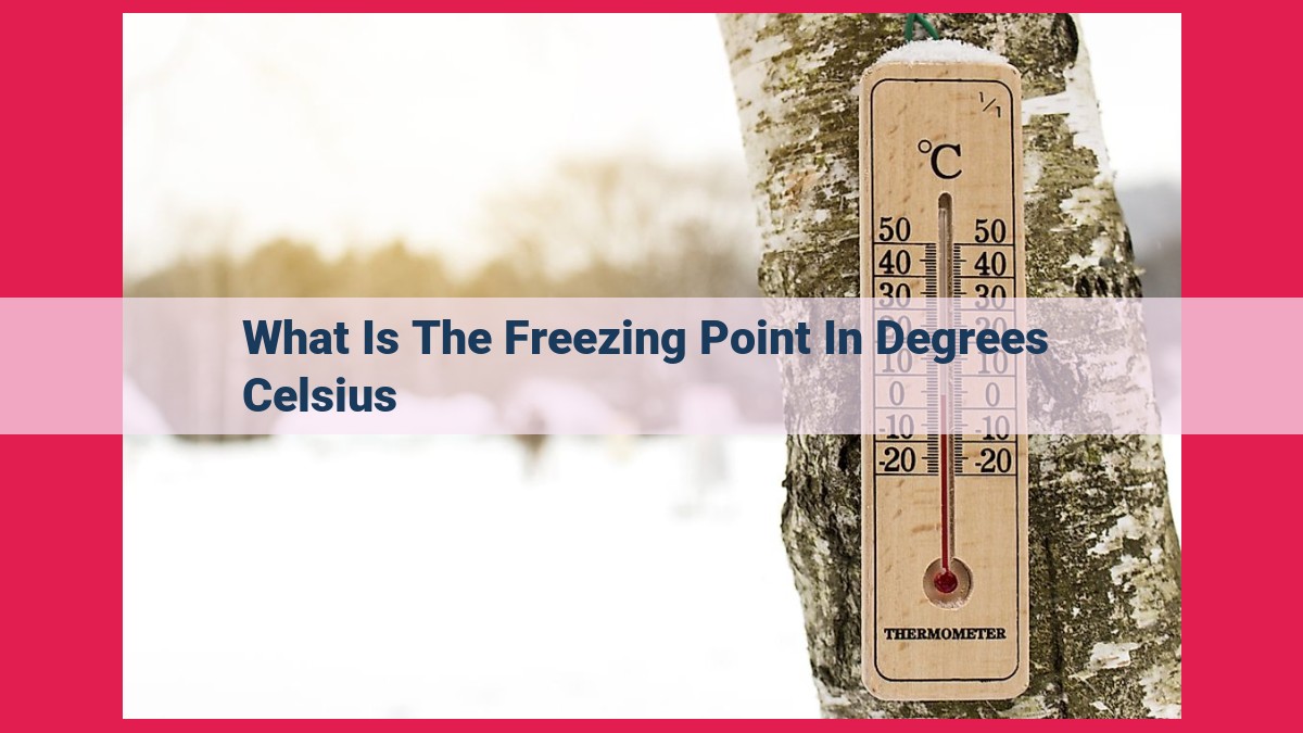 what is the freezing point in degrees celsius