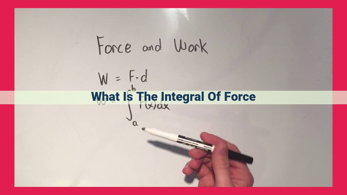 what is the integral of force