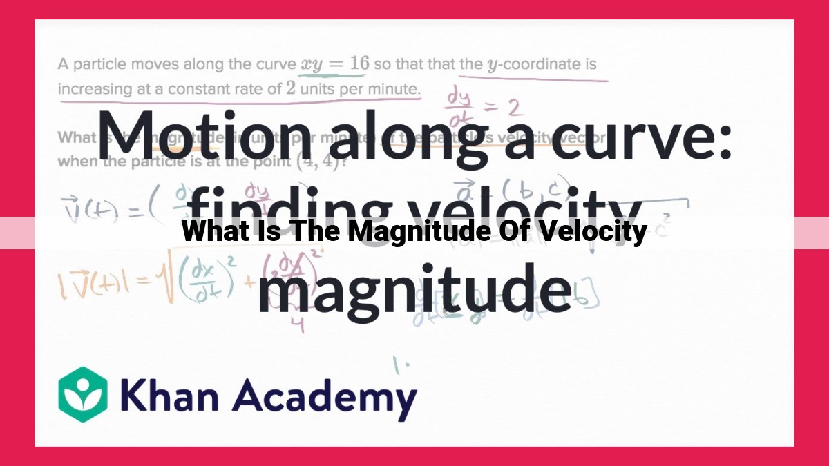 what is the magnitude of velocity