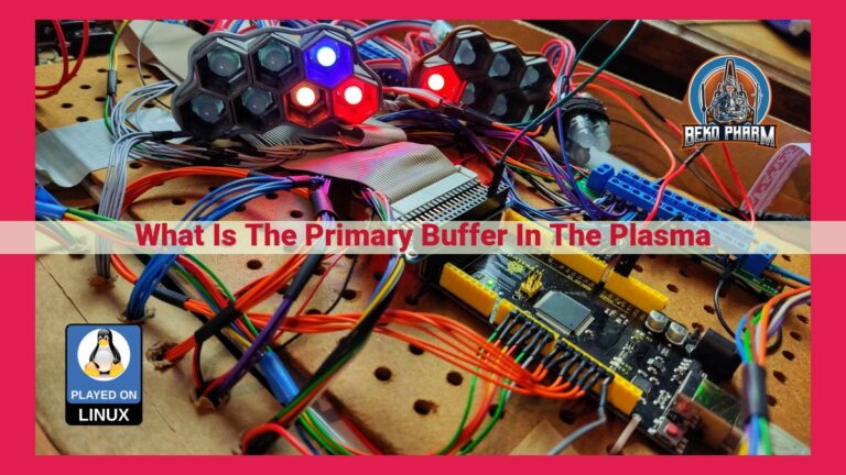 what is the primary buffer in the plasma