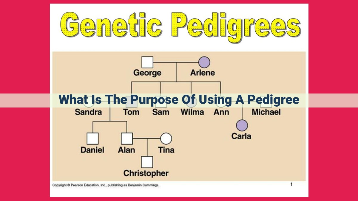 what is the purpose of using a pedigree