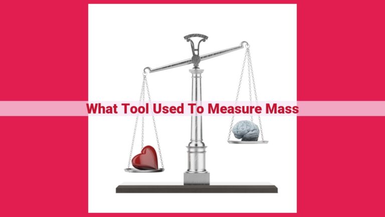 what tool used to measure mass