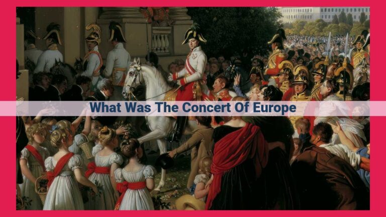 what was the concert of europe