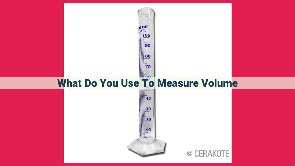 what do you use to measure volume