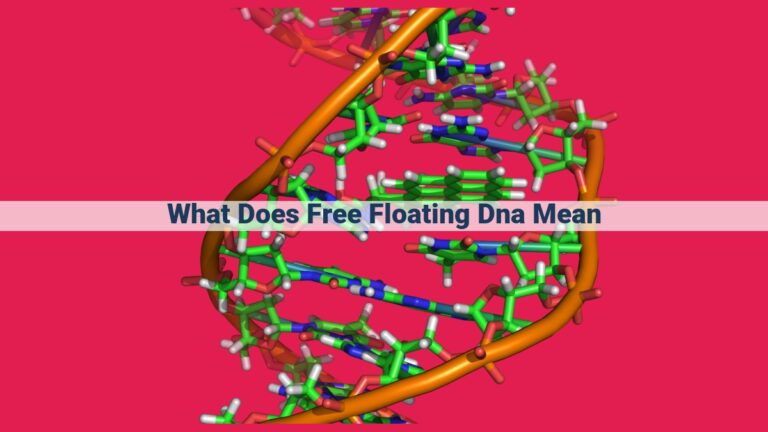 what does free floating dna mean