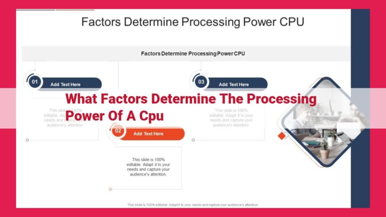 what factors determine the processing power of a cpu