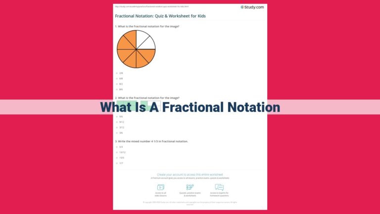 what is a fractional notation