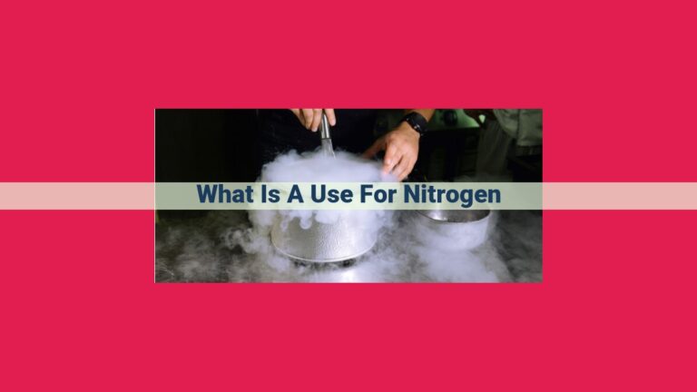 what is a use for nitrogen