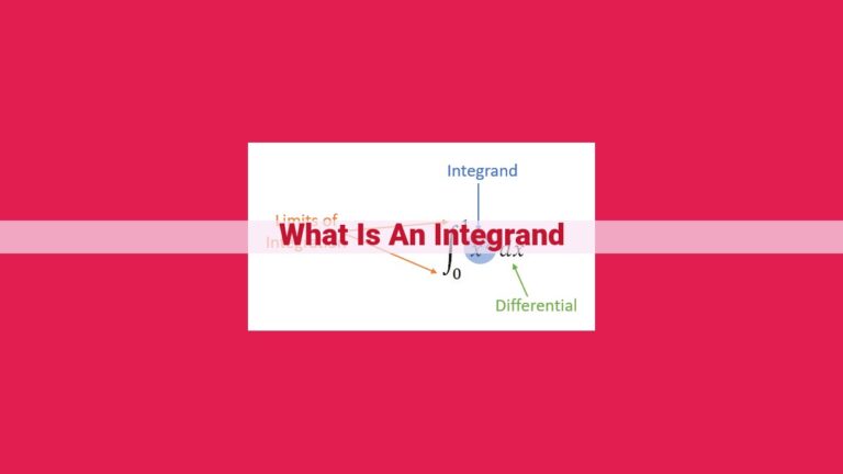 what is an integrand