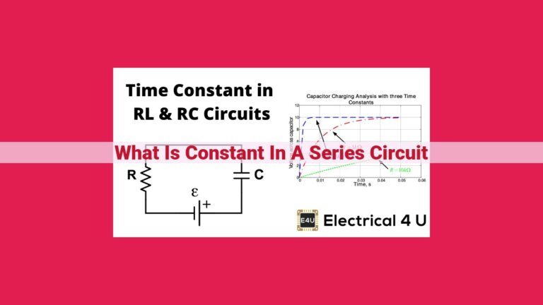 what is constant in a series circuit