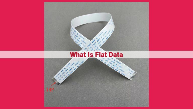 what is flat data