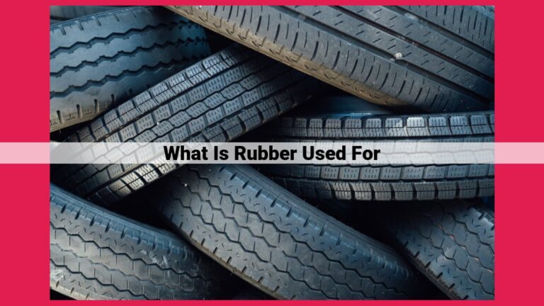 what is rubber used for