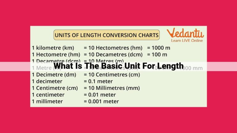 what is the basic unit for length